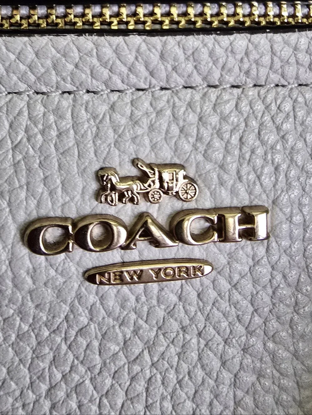 EUC Coach Prairie Satchel In Polished Pebble Leather - Chalk White, Style 58874